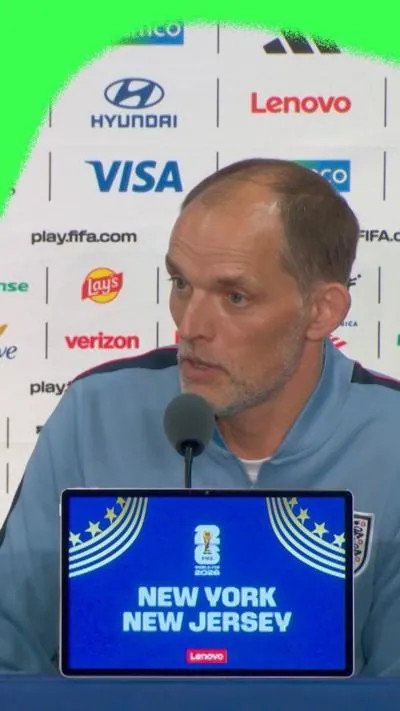 Thomas Tuchel speaks to the media