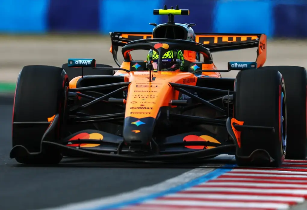 Norris leads Hamilton and Antonelli during FP3 in Hungary