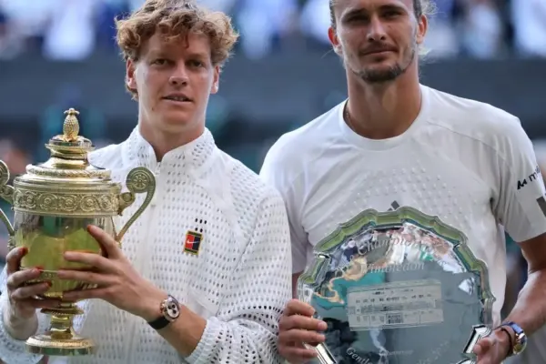 Sinner fends off Zverev in power battle to retain Wimbledon crown