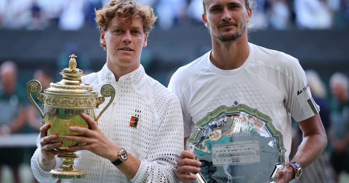 Sinner fends off Zverev in power battle to retain Wimbledon crown