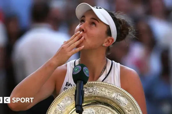 Noskova survives tearful meltdown to clinch first Wimbledon title