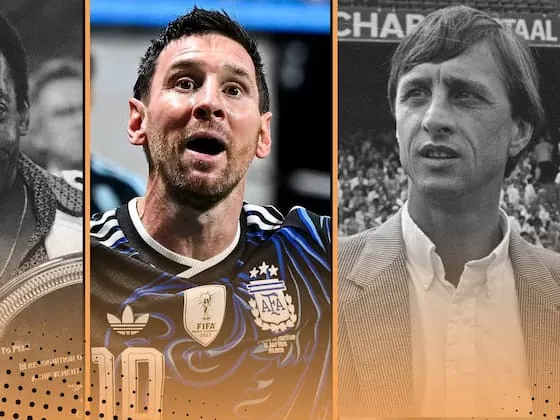 Gambar artikel:What Lionel Messi’s GOAT rivals were doing at age 39: Pele, Maradona, Cruyff…