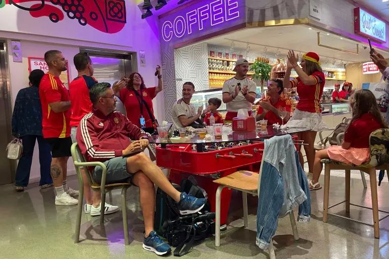 Spain fans